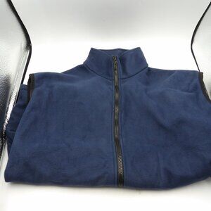 Brand New Men's Blue Fleece Vest